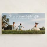 "Wonderfully Happy" - Holiday Cards in Snow by Heather Schertzer - Front