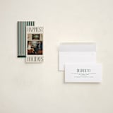 "Elongated" - Holiday Cards in Spruce by Ekko Studio - Fully Customized