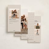 "Holly Ribbon Archway" - Holiday Cards in Latte by Becky Nimoy - Back of Card Options