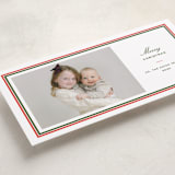 "Maine" - Tall Holiday Cards in Stocking by Megan Davis - Detail