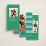 "Modern Cheer" - Holiday Cards in Seaside by Chryssi Tsoupanarias - Back of Card Options
