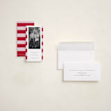 "Modern Cheer" - Holiday Cards in Candy Cane by Chryssi Tsoupanarias - Fully Customized