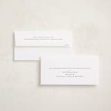 "Modern Cheer" - Holiday Cards in Candy Cane by Chryssi Tsoupanarias - Envelope Addressing