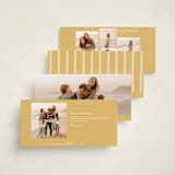 "Beckett" - Holiday Cards in Butter by Robert and Stella - Back of Card Options