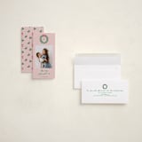 "Merry Monogram" - Holiday Cards in Strawberry Sprig by Cass Loh - Assembled