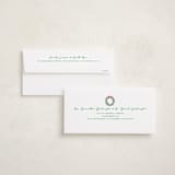 "Merry Monogram" - Holiday Cards in Strawberry Sprig by Cass Loh - FREE Recipient Addressing