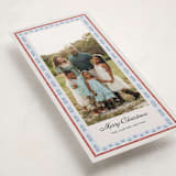 "Blockprint" - Holiday Cards in Frost by Lottie Aldarwish - Detail