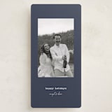"Typed" - Holiday Cards in Midnight by Kristen Knechtel - Front