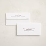 "typed" - Tall Holiday Cards in Cardinal by Kristen Knechtel - FREE Recipient Addressing