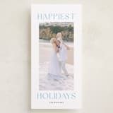 "Elevate" - Tall Holiday Cards in Wintermint by Angela Thompson - Front