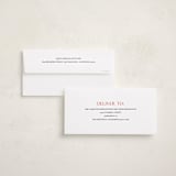 "Elevate" - Holiday Cards in Candy Cane by Angela Thompson - Envelope Addressing