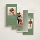 "Prep" - Holiday Cards in Sage by Annie Shapiro - Back Designs