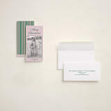 "prep" - Tall Holiday Cards in Petal by Annie Shapiro - Assembled