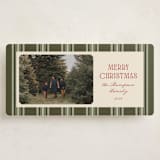 "Antique Stripes" - Holiday Cards in Pine by Robert and Stella - Front