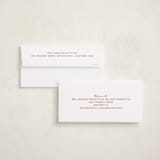 "Antique Stripes" - Holiday Cards in Pine by Robert and Stella - Envelope Addressing