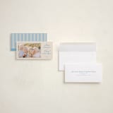"Paradise" - Tall Holiday Cards in Sky by Carolyn MacLaren - Assembled