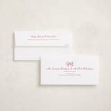 "Ribbon & Ruffles" - Tall Holiday Cards in Peppermint by Cass Loh - FREE Recipient Addressing