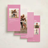 "Color Frame" - Tall Holiday Cards in Gumdrop by Baumbirdy - Back of Card Options