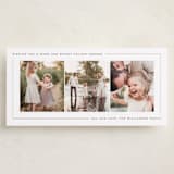 "Minimal Frame" - Tall Holiday Cards in Pinecone by Ekko Studio - Front