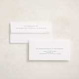 "Minimal Frame" - Holiday Cards in Balsam by Ekko Studio - Envelope Addressing