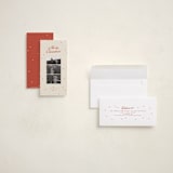 "dainty dots" - Tall Holiday Cards in Berry by Ellen Schlegelmilch - Assembled