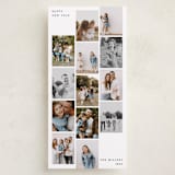 "photo stripes" - Holiday Cards in Snow by Sumak Studio - Front