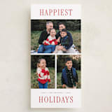 "Stacked Trio" - Holiday Cards in Holly by Michelle Taylor - Front