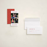 "Stacked Trio" - Holiday Cards in Holly by Michelle Taylor - Fully Customized
