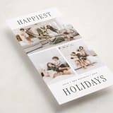 "Stacked Trio" - Tall Holiday Cards in Wreath by Michelle Taylor - Detail