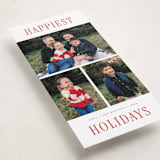 "Stacked Trio" - Holiday Cards in Holly by Michelle Taylor - Detail