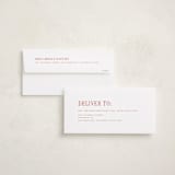 "Stacked Trio" - Holiday Cards in Holly by Michelle Taylor - Envelope Addressing