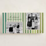 "Vintage Stripes" - Holiday Cards in Mint by Stacey Day - Front