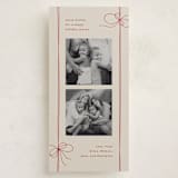 "Wrapped Bows" - Holiday Cards in Eggnog by Kristin Oliversen - Front