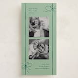 "Wrapped Bows" - Holiday Cards in Elf Shoes by Kristin Oliversen - Front