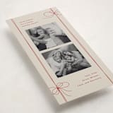 "Wrapped Bows" - Holiday Cards in Eggnog by Kristin Oliversen - Detail