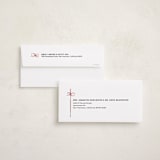 "Wrapped Bows" - Holiday Cards in Eggnog by Kristin Oliversen - Envelope Addressing