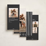 "trio stack" - Holiday Cards in Snow by Ellen Schlegelmilch - Back of Card Options