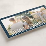 "Classic & Modern" - Holiday Cards in Night by Brianne Larsen - Detail