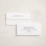 "Classic & Modern" - Holiday Cards in Eggnog by Brianne Larsen - FREE Recipient Addressing