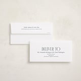 "Classic & Modern" - Holiday Cards in Night by Brianne Larsen - Envelope Addressing
