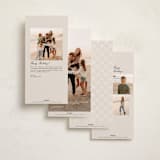 "Selena" - Tall Holiday Cards in Marshmallow by Pati Cascino - Back of Card Options