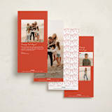 "Film" - Holiday Cards in Candy Cane by Tamara Hilje - Back Designs