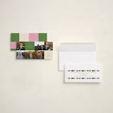 "Squared" - Tall Holiday Cards in Mistletoe by Morgan Kendall - Assembled