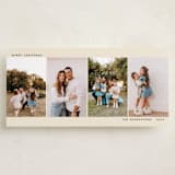 "Reel" - Tall Holiday Cards in Almond by Morgan Kendall - Front