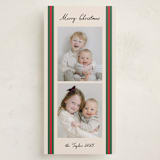 "rugby" - Tall Holiday Cards in Holly Berry by Annie Shapiro - Front