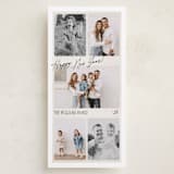 "Holiday Film" - Holiday Cards in Snow by Robert and Stella - Front