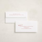 "Duetto" - Tall Holiday Cards in Marshmallow by Pati Cascino - FREE Recipient Addressing