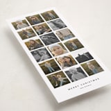 "Tall Snap Shots" - Tall Holiday Cards in Snowflake by Danie Romrell - Detail