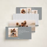 "Mingo" - Tall Holiday Cards in Snow by Deynaaz Daraei - Back of Card Options