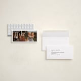 "Mingo" - Tall Holiday Cards in Snow by Deynaaz Daraei - Assembled